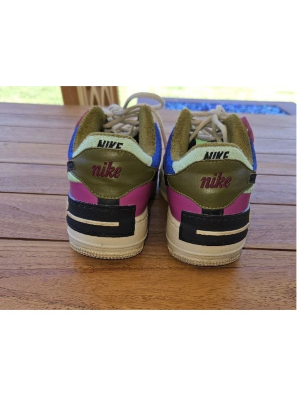 Nike Air Force 1 Shadow SE Cactus Flower Shoe CT1985-500 WMNS RARE!!! Size 9.5 - Picture 3 of 8